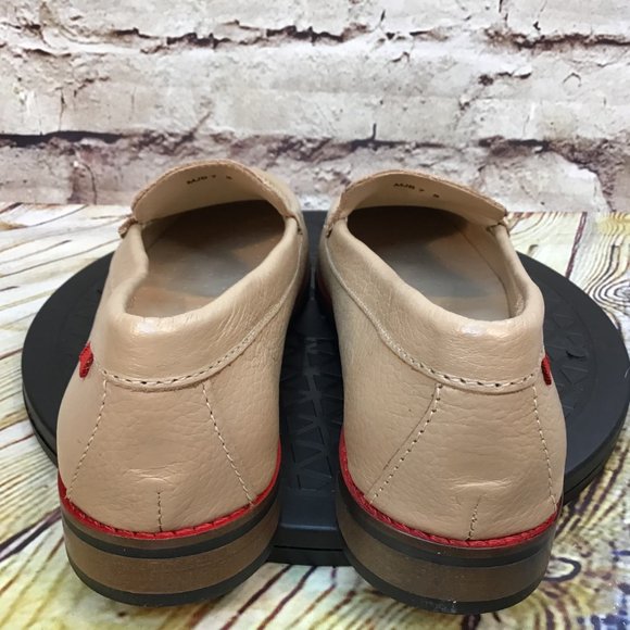 *BOGO Marc Joseph Kids Brown Leather Moc Toe Slip On Dress Loafers Size 5 Youth - Picture 3 of 8